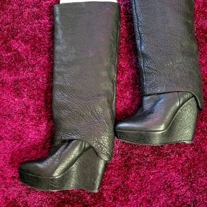 Black Leather Boots